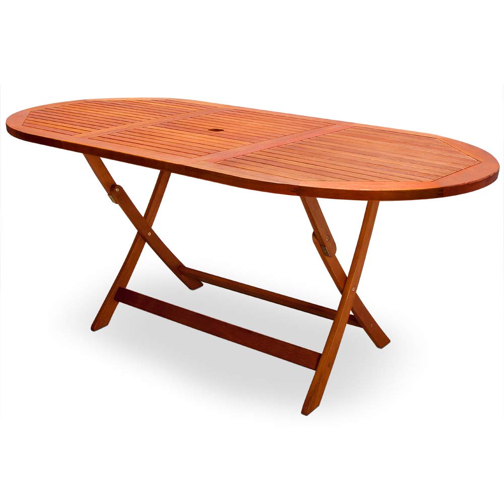 Casaria Klapptisch Garten 160x85 cm FSC Holz Tisch